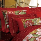 红富士生态家纺 幸福中国风组合套件/婚庆床上用品六件套HP-DL2001 国色天香